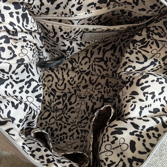 Jessica Simpson Celina purse- gray with gold accents - Picture 4 of 8